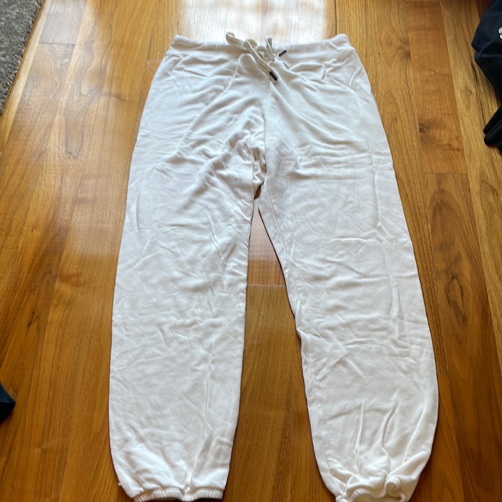 Stateside cream joggers